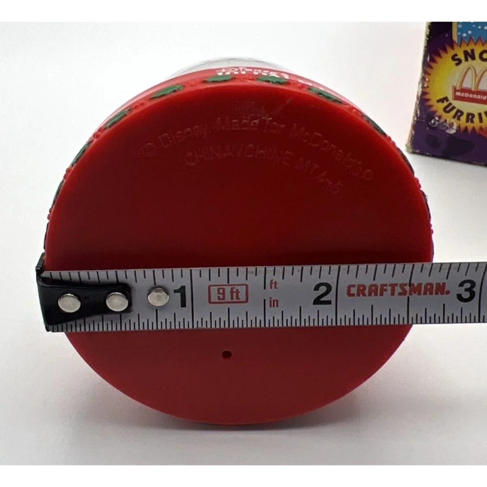 McDonald's Vintage 101 Dalmatian's 1996 Christmas Snow Flurries Dome/Globe